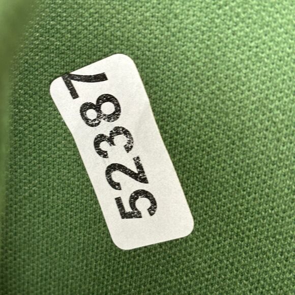 LL BEAN Shirt Mens L Golf Polo Short Sleeve Y2K 2000s Pique Cotton Green VTG - Picture 15 of 15